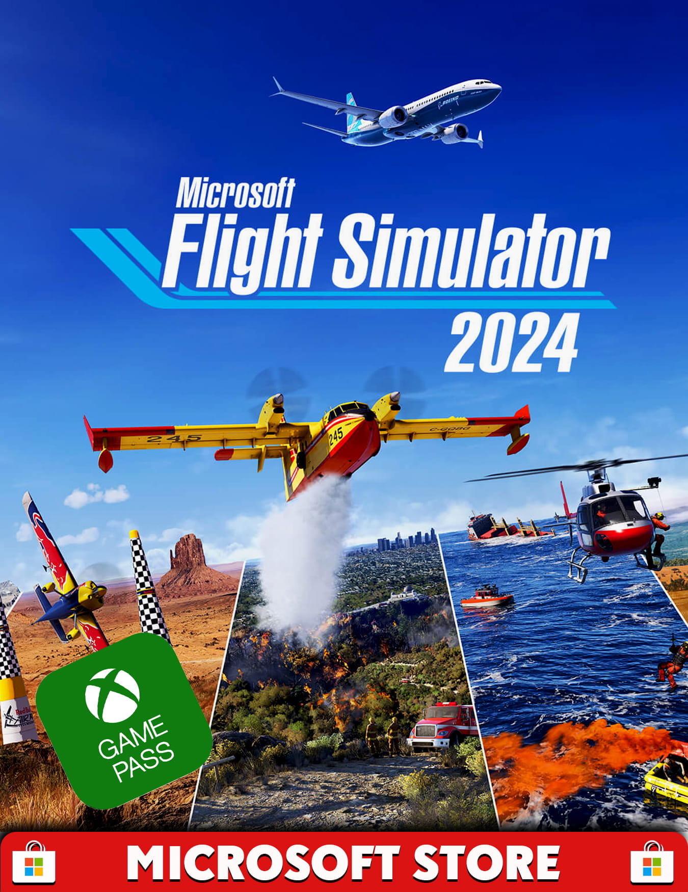 Microsoft Flight Simulator 2024⭐GAME PASS (400 игр) PC