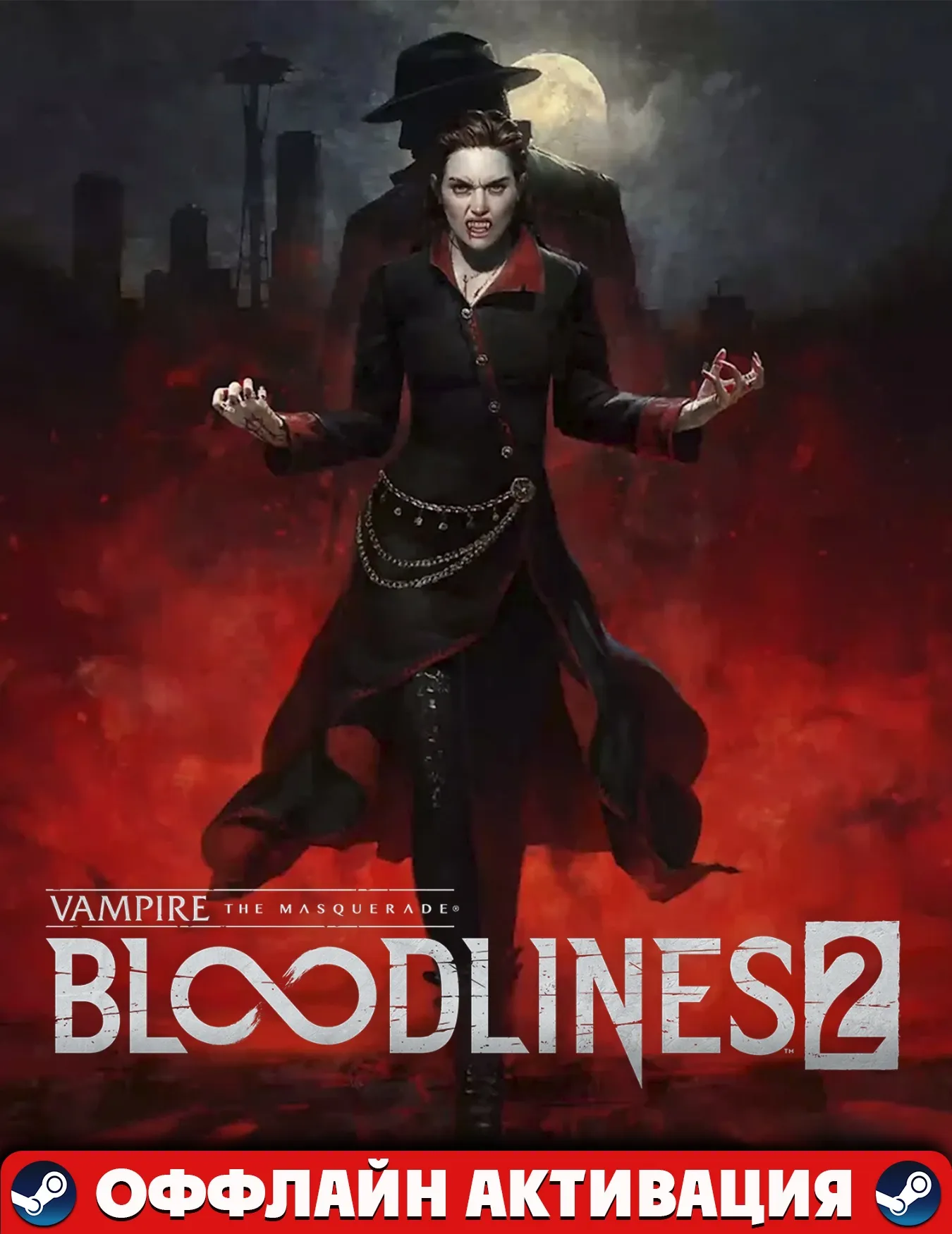 Vampire: The Masquerade Bloodlines 2 Premium+сюжетное DLC: «Loose Cannon»!+Steam+Авто выдача Steam Guard!GLOBAL/PC